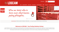 Desktop Screenshot of loscam.com